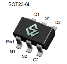 超低成本20V N+P无线充mos管SWH4608B封装SOT23-6L