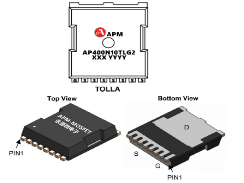 永源微AP400N10TLG2机器狗关节控制mos管100V