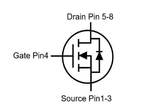 屏蔽栅沟槽MOSFET 40V/355A N-Channel威兆VS4802GPHT