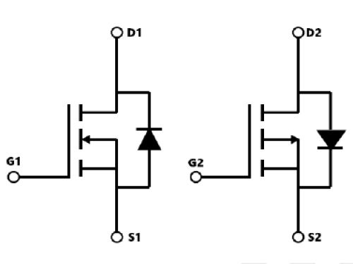 20v 10a n+p mos dfn3*3封装AP20G02BDF搭配无线充6801