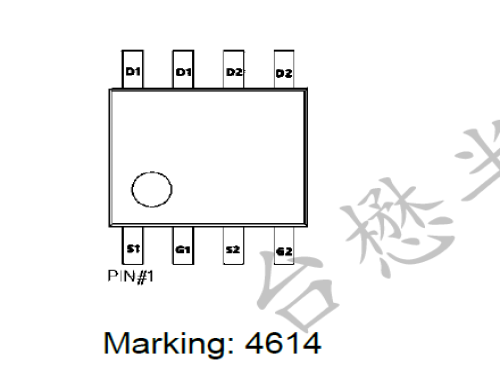 台懋TM4614 N+P MOS 40V N+P 9.8A 16mΩ@10V