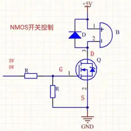 用mos管控制mos管快速关断电路