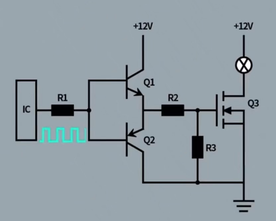 用mos管的推挽驱动电路